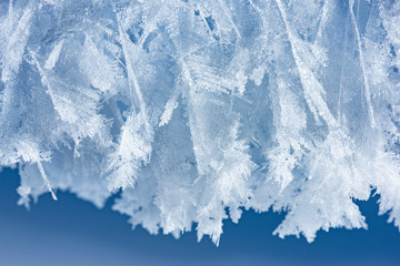 snow texture close up