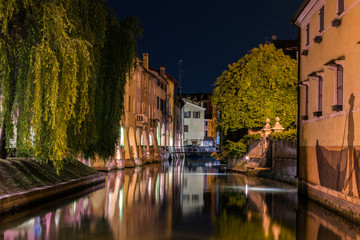 Città di treviso, canale dei Buranelli, Veneto, Italia