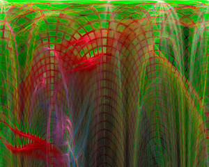 digital abstract fractal, fantasy design template elegant