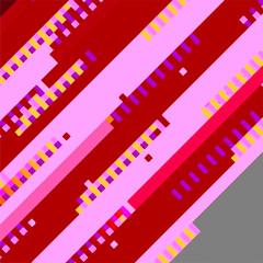 Diagonal Glitched Background
