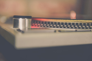 Vintage sound equipment, vintage color