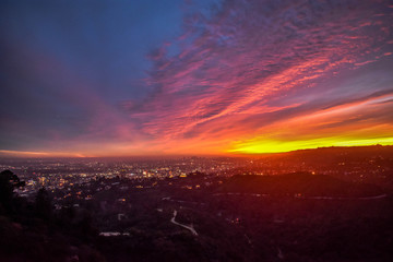 Sunset from Griffith Observatory