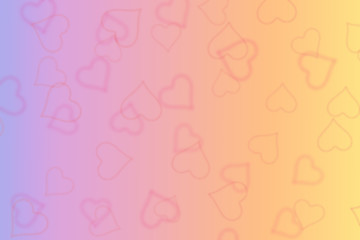 Bokeh of love, Valentines day background