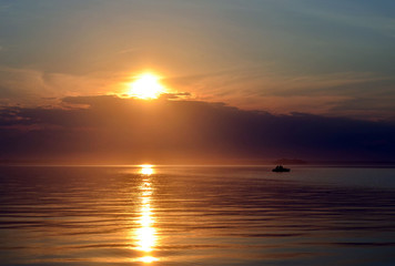 Obraz premium Sunset on sea