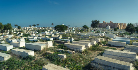 Cemetery Sidi Mezri in Monastir, Tunisia