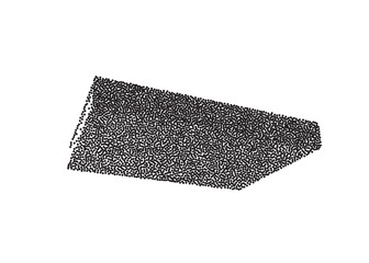 Vector black blank book cover isolated on white background