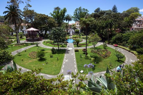 City Park, Jardim Publico or Jardim Duque de Terceira, Angra do Heroismo, UNESCO World Heritage Site, Terceira Island, Azores, Portugal, Europe