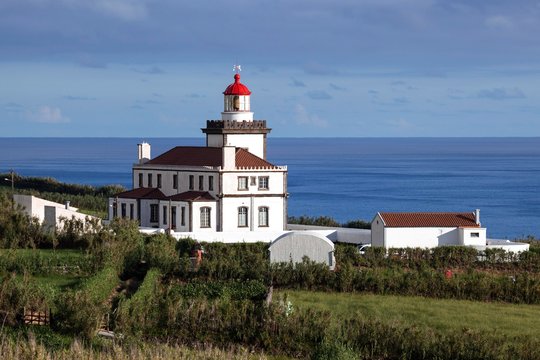 Lighthouse of Ginetes, Sao Miguel Island, Azores, Portugal, Europe