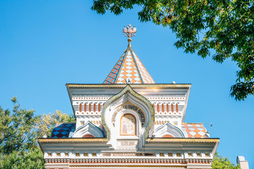 Fototapeta premium Arch of Prince Nicholas (Nikolai's Triumphal Arch) in Vladivostok, Russia