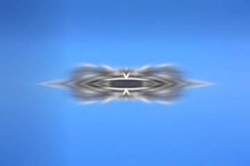 radial color pattern, closeup of photo