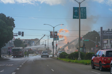 PG&E Pacific Gas and Electric gas explosion San Francisco Geary Blvd Wednesday