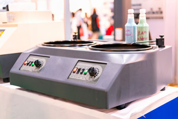 grinding & Polishing machine device of laboratory for preparation specimens before microstructure...