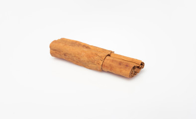 Cinnamon sticks isolated on white background