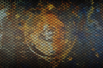hexagon background and texture.