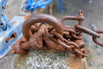 maillons de chaîne roullée