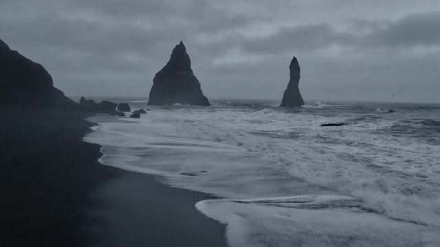 Basalt rock pillars