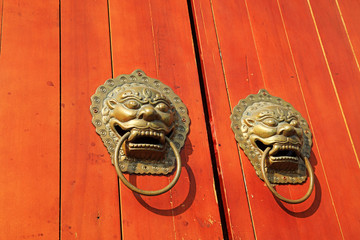 Chinese metal door ring