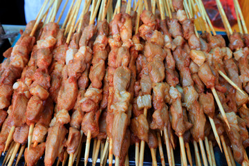 Chinese snacks meat string