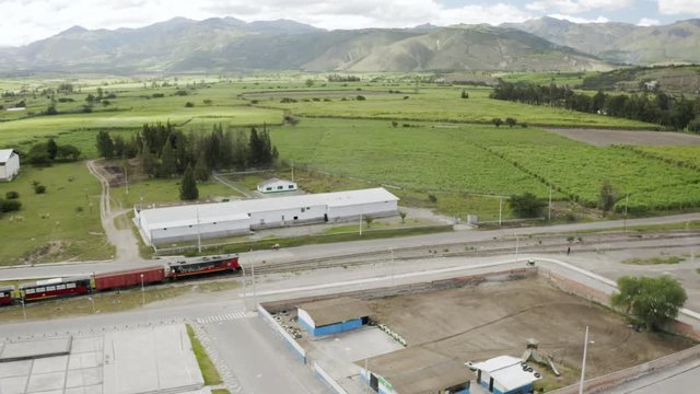 Ecuador train station  and dancing reception