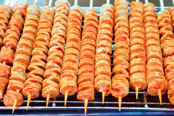 Chinese snacks with spicy gluten