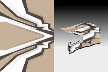 Helmet decal wrap designs vector . Livery helmet motorcycle . Sport helmet , livery, designs helmet.