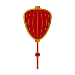 Isolated chinese lantern image. Vector illustration design