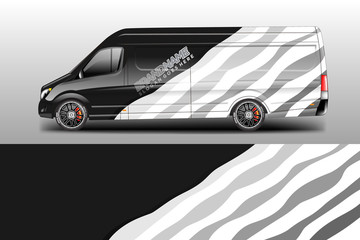 Car decal wrap company designs vector . Livery wrap company , van , cargo, truck .