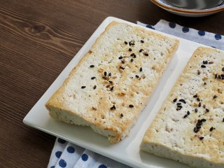 한국의 음식 두부 김치와 간장