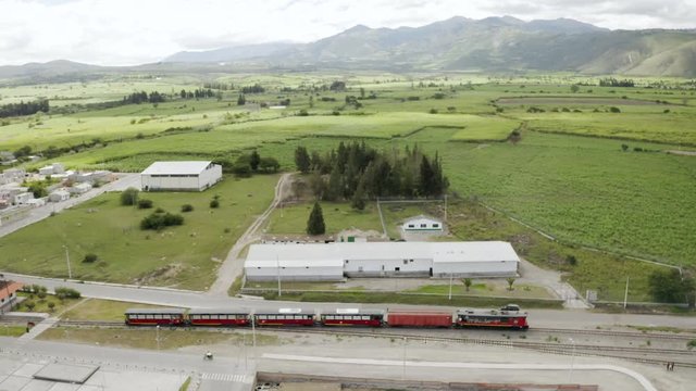 Ecuador train station  and dancing reception