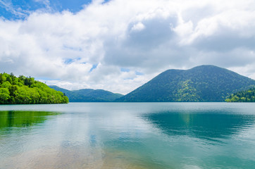 静寂の然別湖