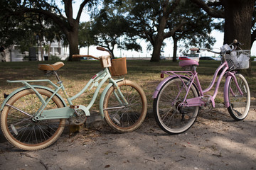 bikes in park
