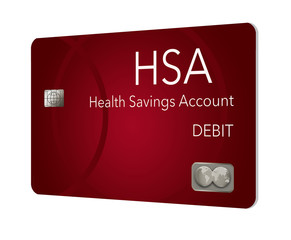 Here is a Health Saving Account debit card.