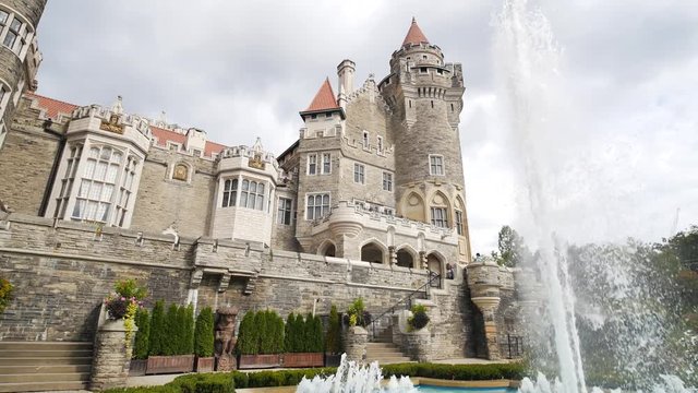 Exterior view of the famous Casa Loma