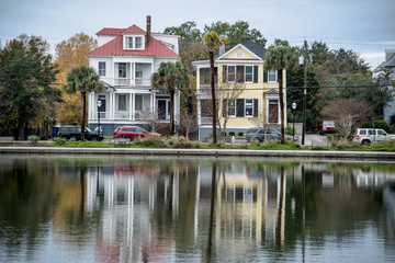 Fototapeta na wymiar Charleston SC homes