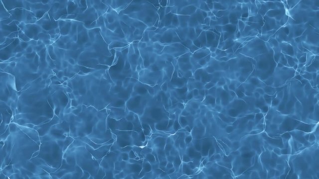 Ripple Caustics.caustics below the water surface.Water surface background animation.Pool water with shiny rays in 4k. Clear water with shining caustics.