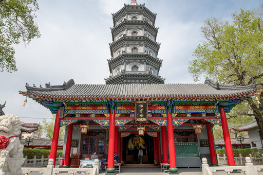 jilie si buddhist, temple harbin china, traditional architecture