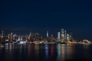 Fototapeta na wymiar Manhattan Cityscape Blue Hour