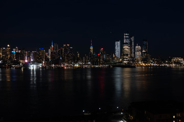 Fototapeta na wymiar Manhattan Cityscape 14mm View