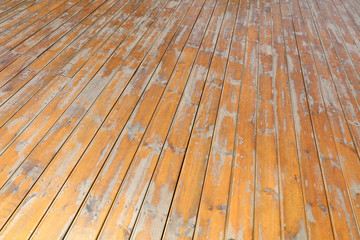 broken wooden floor