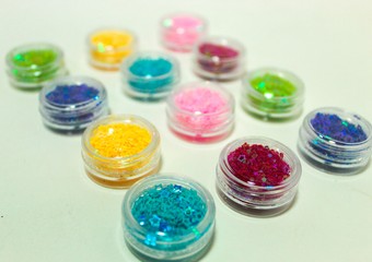 glitter thing for create hand made