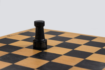 the black rook on the chess Board