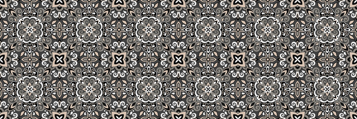 Azulejos Tile Vector Seamless Pattern