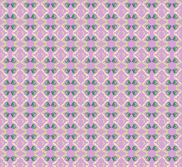 Mixed pattern original design and digital drawing. It can be used in web, wallpaper, ceramic and fabric designs