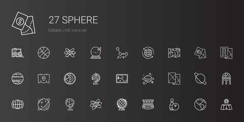 sphere icons set © NinjaStudio