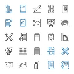 pencil icons set