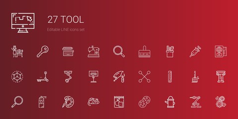 tool icons set