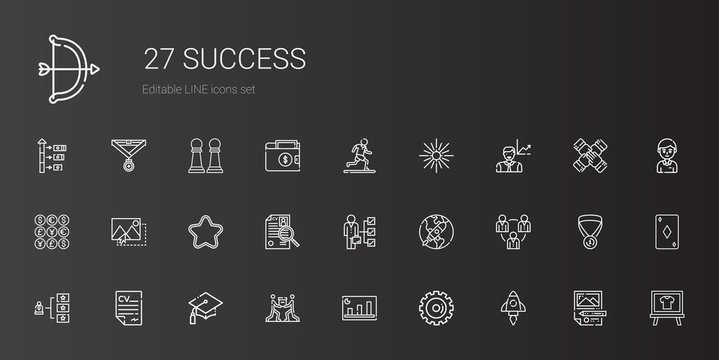 success icons set