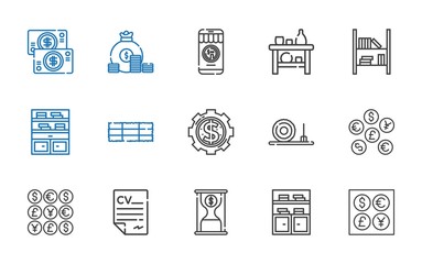 stack icons set