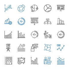 diagram icons set