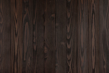 Obraz premium Old Wood Background. Dark brown wooden planks for background. 